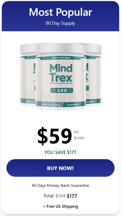 mind trex 3 bottles price